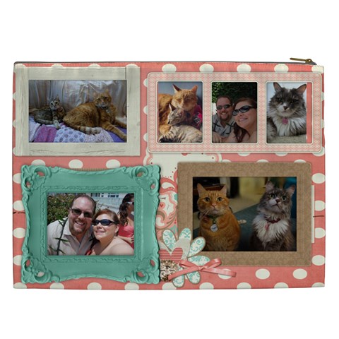 Cosmetic Bag By Starla Smith Back
