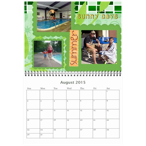 Ant Calendar By Doreen Stratton Aug 2015