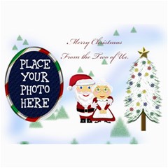 Mr&Mrs Claus Christmas Card 5 x7  - 5  x 7  Photo Cards