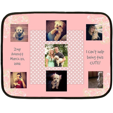 Zoey By Chami 35 x27  Blanket