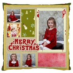 xmas - Standard Premium Plush Fleece Cushion Case (One Side)