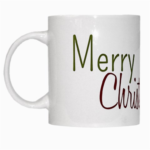 Christmas Mug By Melinda Bow Left