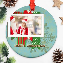 xmas - Round Ornament (Two Sides)