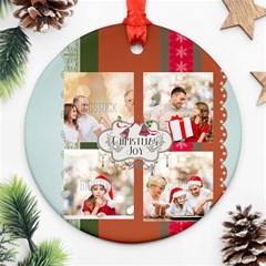 xmas - Round Ornament (Two Sides)