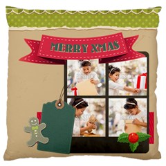 xmas - Standard Premium Plush Fleece Cushion Case (Two Sides)