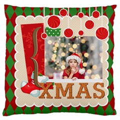 xmas - Standard Premium Plush Fleece Cushion Case (Two Sides)