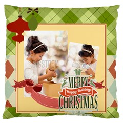 xmas - Standard Premium Plush Fleece Cushion Case (Two Sides)