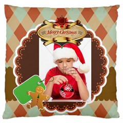 xmas - Standard Premium Plush Fleece Cushion Case (Two Sides)