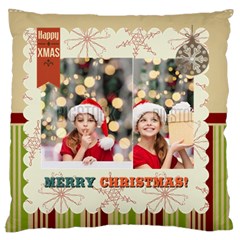 xmas - Standard Premium Plush Fleece Cushion Case (Two Sides)