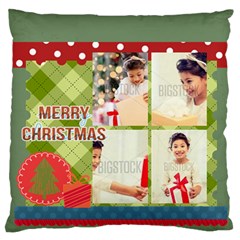 xmas - Standard Premium Plush Fleece Cushion Case (Two Sides)