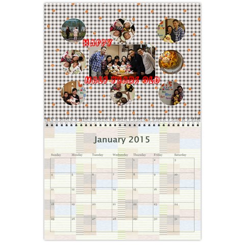 4 Dragon Calendar By Alice Lam Jan 2015