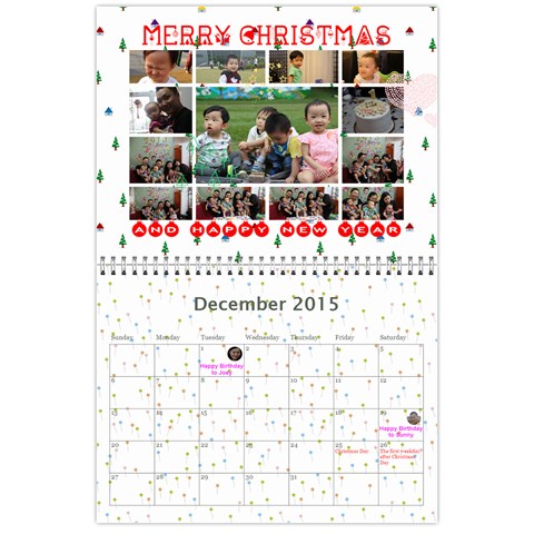 4 Dragon Calendar By Alice Lam Dec 2015