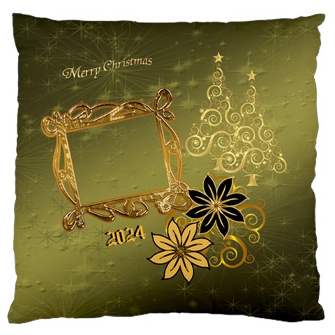 Christmas 2024 Frame Standard Flano Cusion Case By Ellan Front