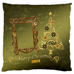 Christmas2 0244 frame Standard Flano cusion case - Standard Premium Plush Fleece Cushion Case (One Side)