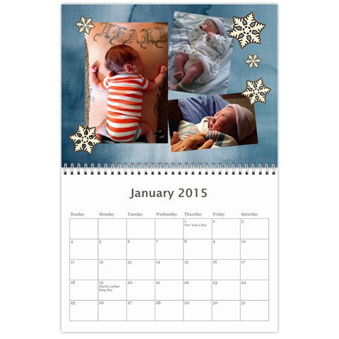 Pam Calendar By Stacey Mulvaney Jan 2015