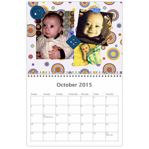 Pam Calendar By Stacey Mulvaney Oct 2015