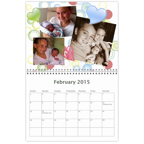 Pam Calendar By Stacey Mulvaney Feb 2015