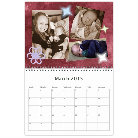 Pam Calendar By Stacey Mulvaney Mar 2015