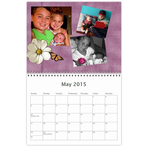 Pam Calendar By Stacey Mulvaney May 2015