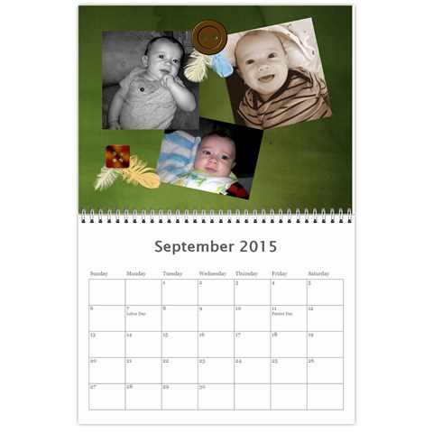 Pam Calendar By Stacey Mulvaney Sep 2015