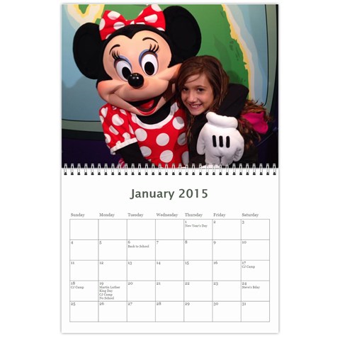 Calendar 2014 By Kathleen Jan 2015