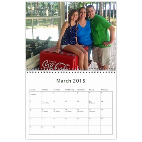 Calendar 2014 By Kathleen Mar 2015