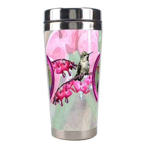 Bleeding Heart Stainless Steel Travel Tumlber Pink By Chere s Creations Center