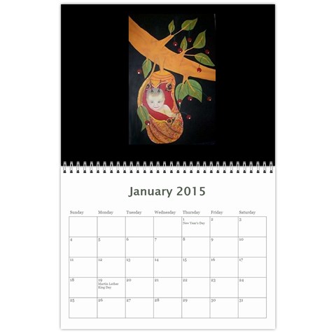 Calender By Judith Pizzamiglio Jan 2015