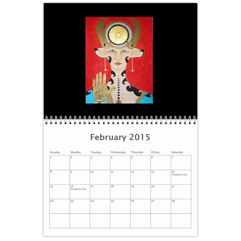 Calender By Judith Pizzamiglio Feb 2015