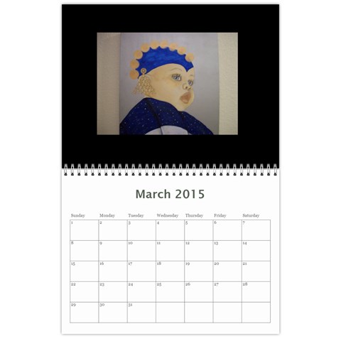 Calender By Judith Pizzamiglio Mar 2015