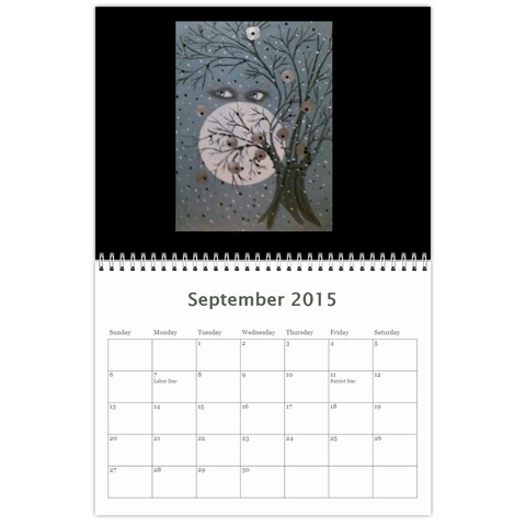 Calender By Judith Pizzamiglio Sep 2015