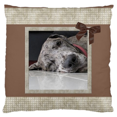 Chocolate Standard Flano Cushion Case By Deborah Front