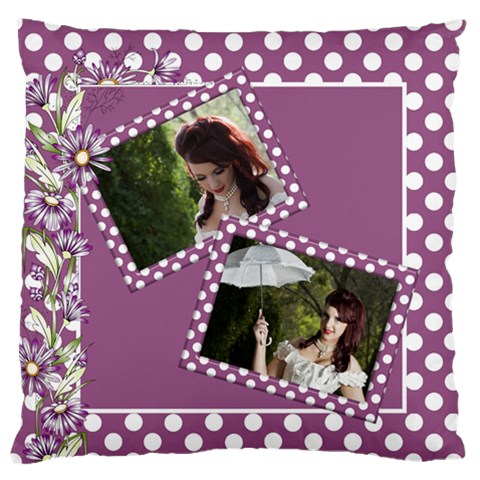 Our Memories Standard Flano Cushion Case By Deborah Front