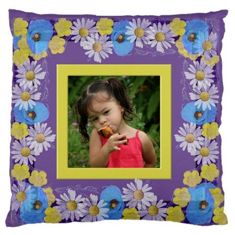 Precious Poppy Standard Flano Cushion Case By Deborah Front