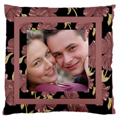 Our Love Standard Flano Cushion Case - Standard Premium Plush Fleece Cushion Case (One Side)