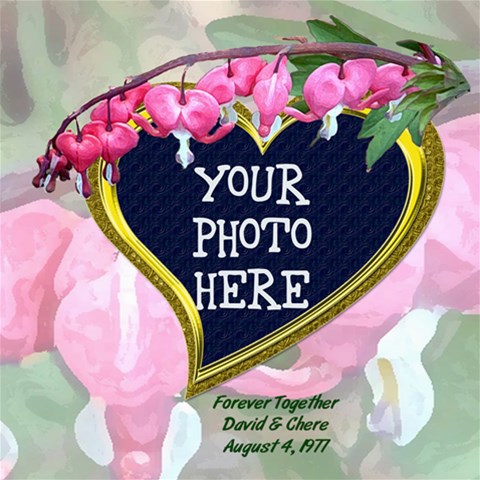 Bleeding Heart Scrapebook Pages 8x8 By Chere s Creations 8 x8  Scrapbook Page - 1