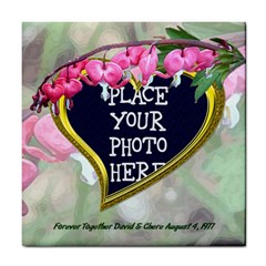 Bleeding Heart Tile Coaster