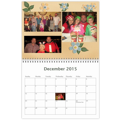 Calendar By Christina Cole Dec 2015