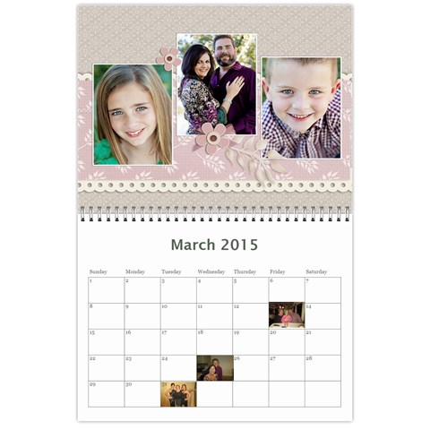 Calendar By Christina Cole Mar 2015