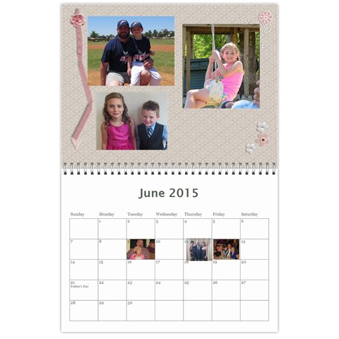 Calendar By Christina Cole Jun 2015