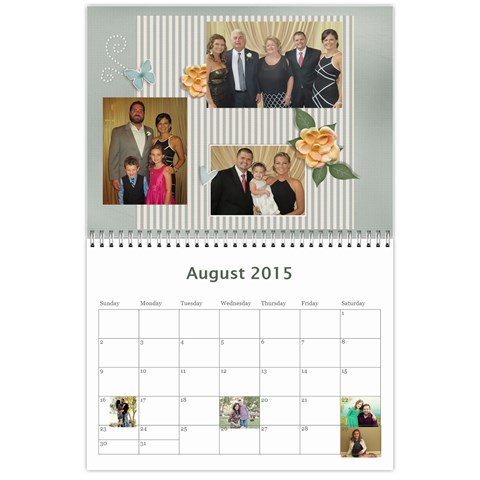 Calendar By Christina Cole Aug 2015