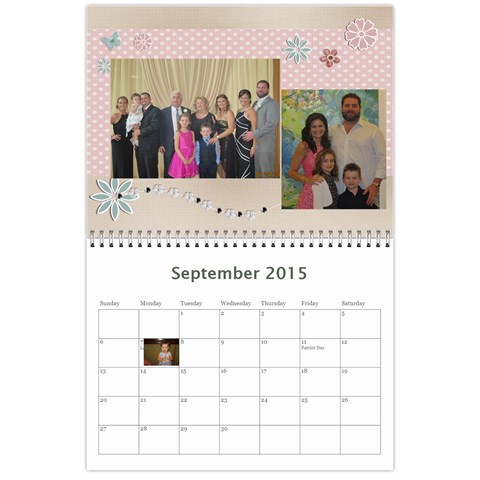 Calendar By Christina Cole Sep 2015