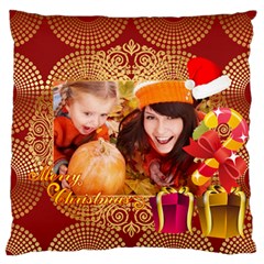 xmas - Standard Premium Plush Fleece Cushion Case (One Side)