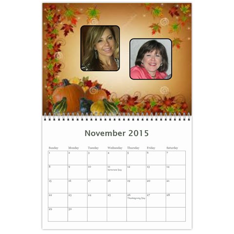 K s Dad s Calendar By Bonnie Benham Nov 2015