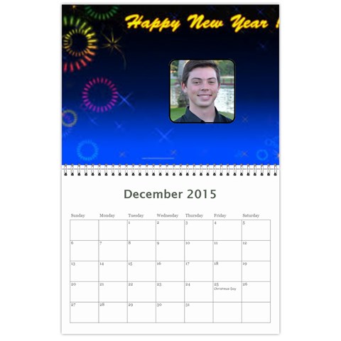 K s Dad s Calendar By Bonnie Benham Dec 2015