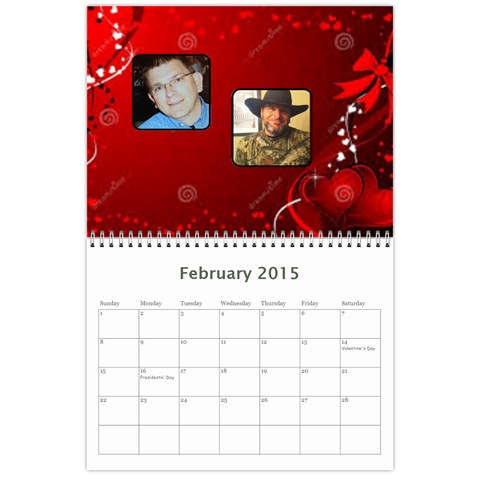 K s Dad s Calendar By Bonnie Benham Feb 2015
