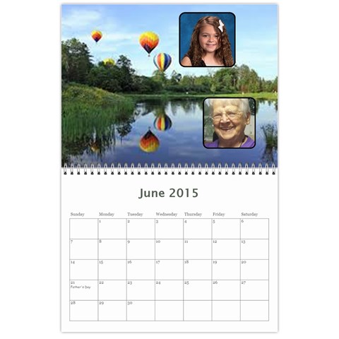 K s Dad s Calendar By Bonnie Benham Jun 2015