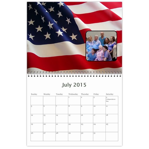 K s Dad s Calendar By Bonnie Benham Jul 2015