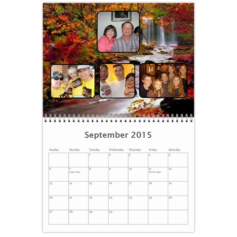 K s Dad s Calendar By Bonnie Benham Sep 2015