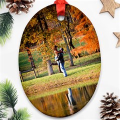 Oval Pond - Ornament (Oval)